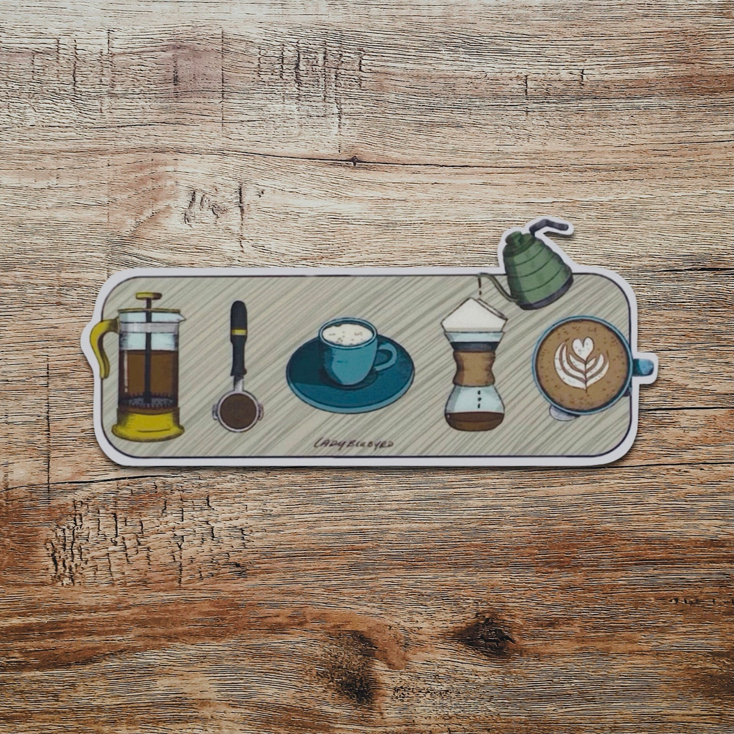(coff) sticker | “Hipster Coffee”