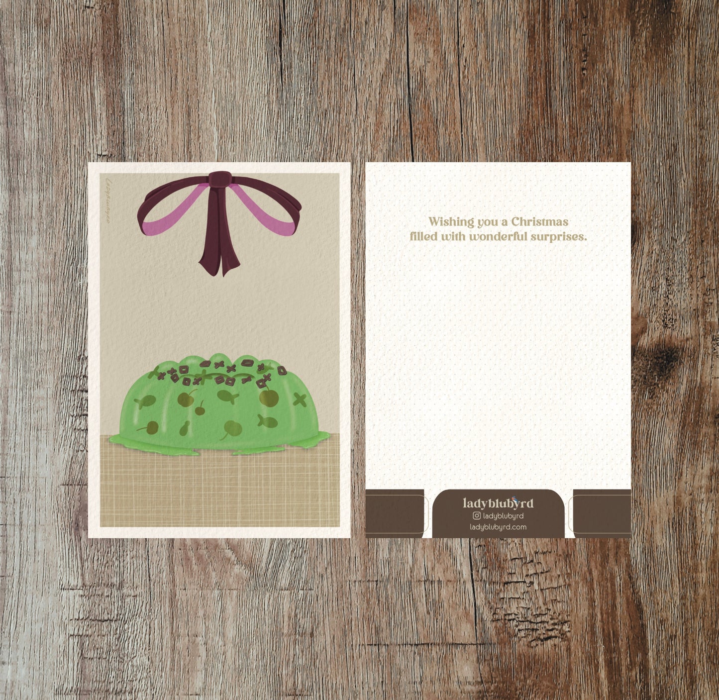 (hol) flat card | Lampoon’s (jello)