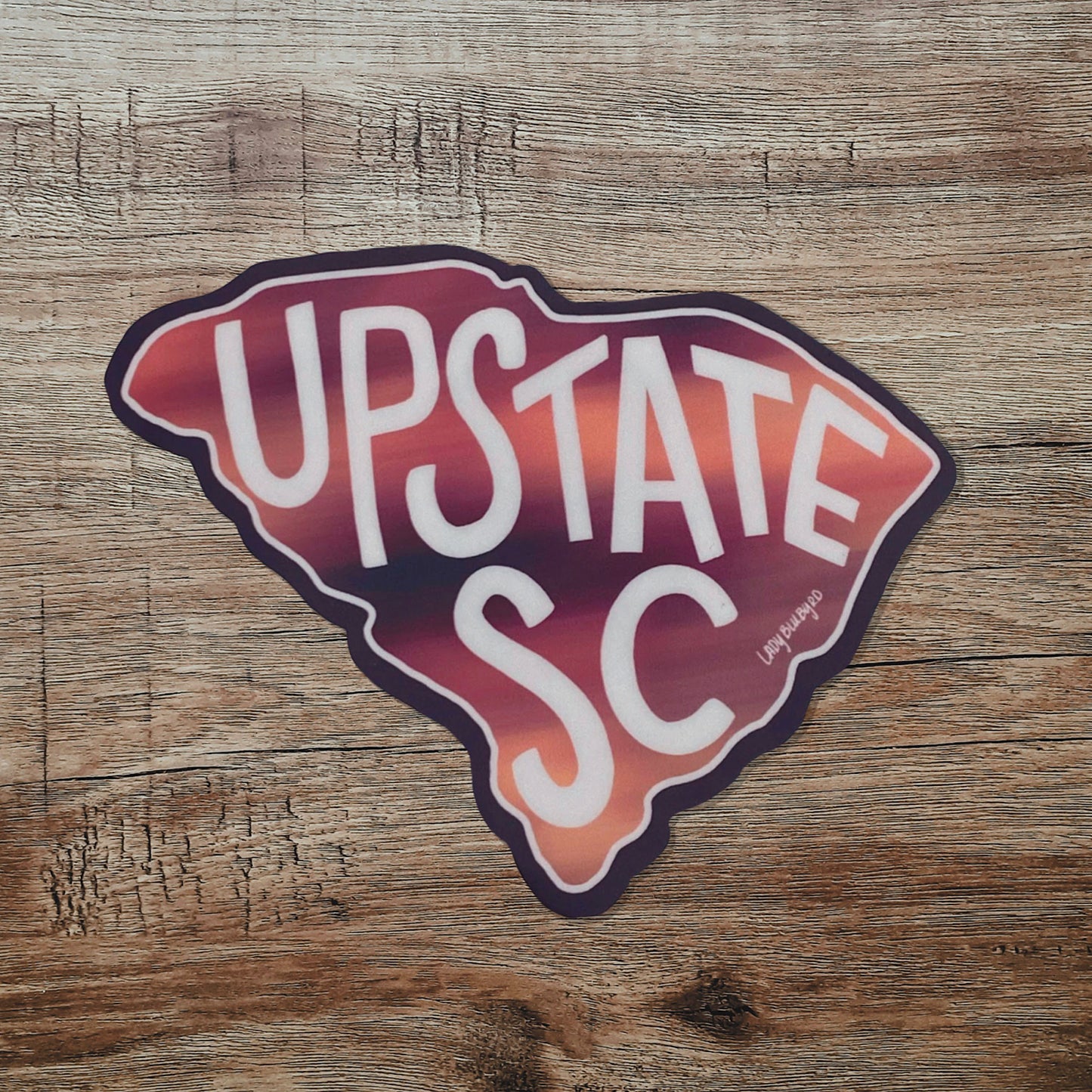 (loc) sticker | "Upstate SC" (pink)