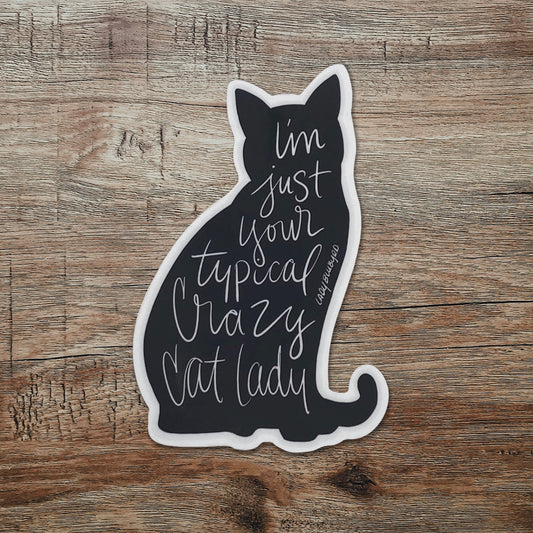 (pet) sticker | "Crazy Cat Lady"