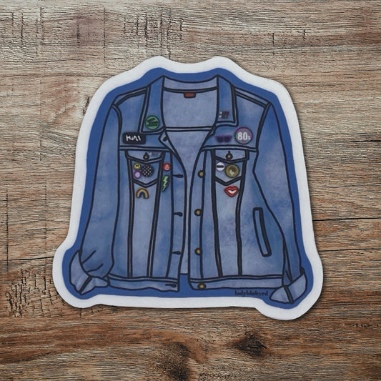 (retr) sticker | "80s Jean Jacket"