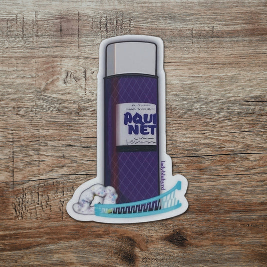 (retr) sticker | "80s Hairspray"