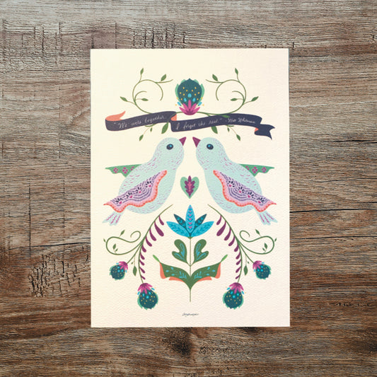 (stap) art print | "Danish Birds"