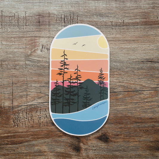 (loc) sticker | "Retro Lake" pill collection