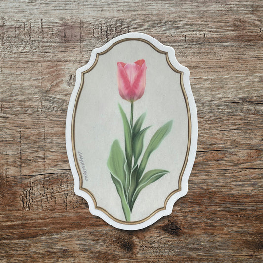 (flor) sticker | “Framed Tulip”
