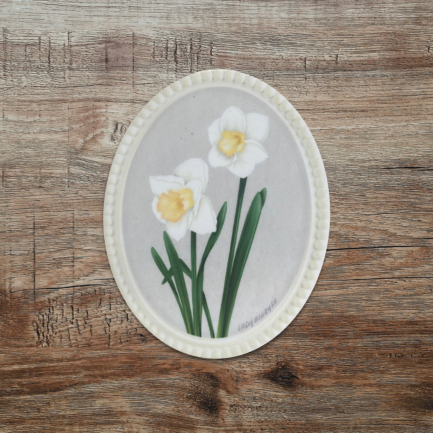 (flor) sticker | “Framed Daffodils”