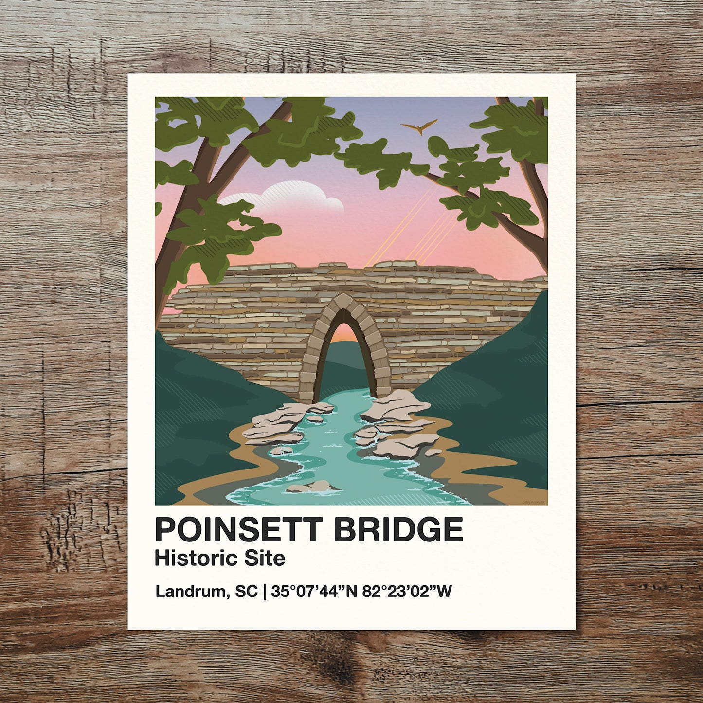 (aPrint) art print | “Poinsett Bridge Historic Site”