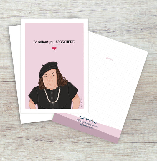 (stpk) "Follow You Anywhere" pocket card
