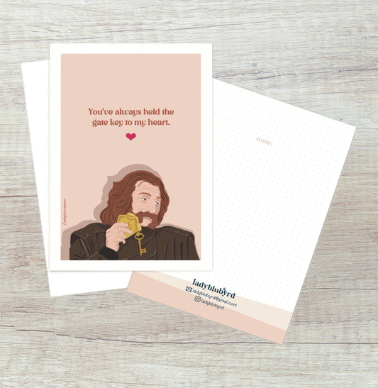 (stpk) "Gate Key to My Heart" pocket card