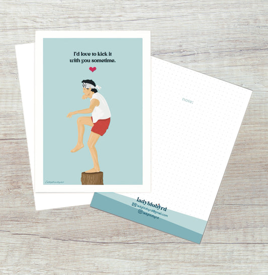 (stpk) "Kick It with You" pocket card