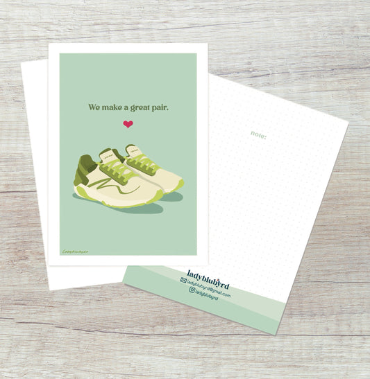 (stpk) "We Make a Great Pair" pocket card